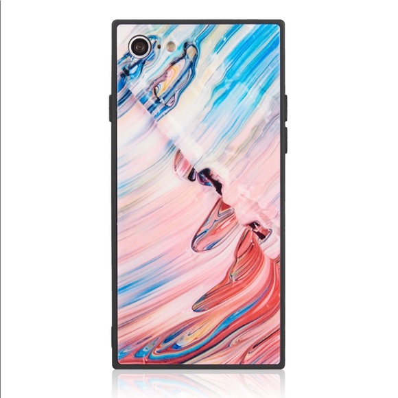 Watercolor Splash Square Case for iPhone 7/8 - Picture 1 of 6